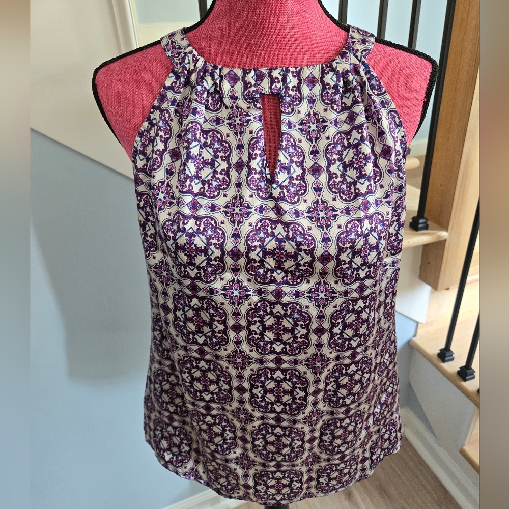 THE LIMITED Key Hole, Back Tie, Top - Size Medium - Picture 2 of 9